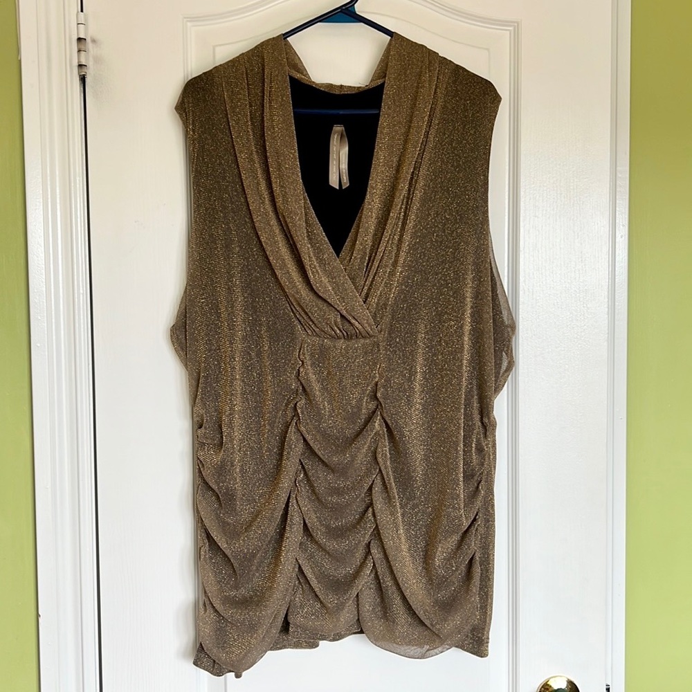 Gathered V-Neck Tank - Penningtons